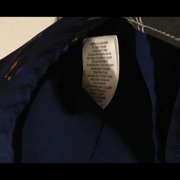 NWOT Dalia Sleeveless Navy Floral Dress - Picture 4 of 7